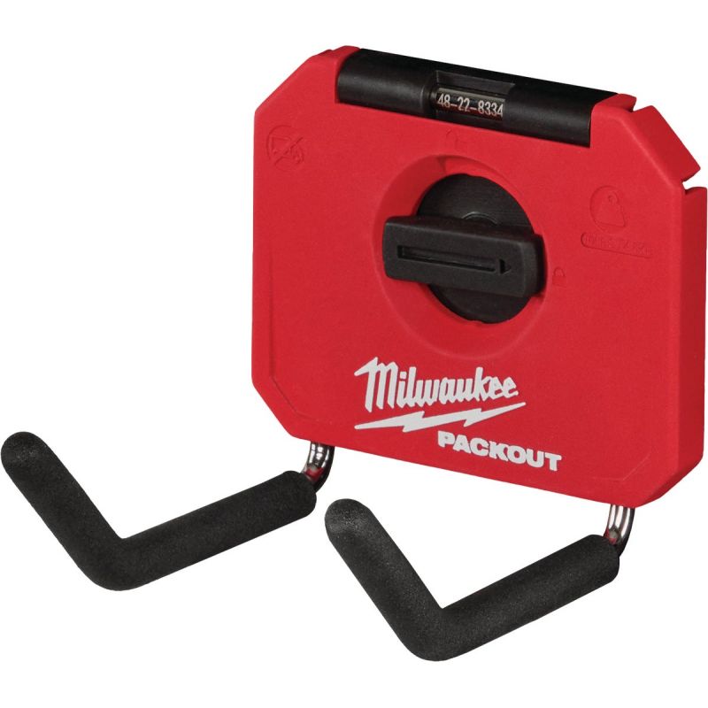 Milwaukee PACKOUT 4 In. Straight Storage Hook Red