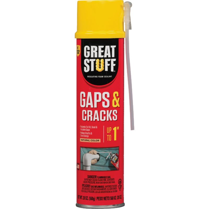 Great Stuff Gaps &amp; Cracks Insulating Foam Sealant Cream, 20 Oz.