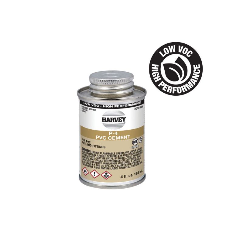 Harvey 018100V-24 Regular-Bodied Fast Set Cement, 4 oz Can, Liquid, Clear Clear