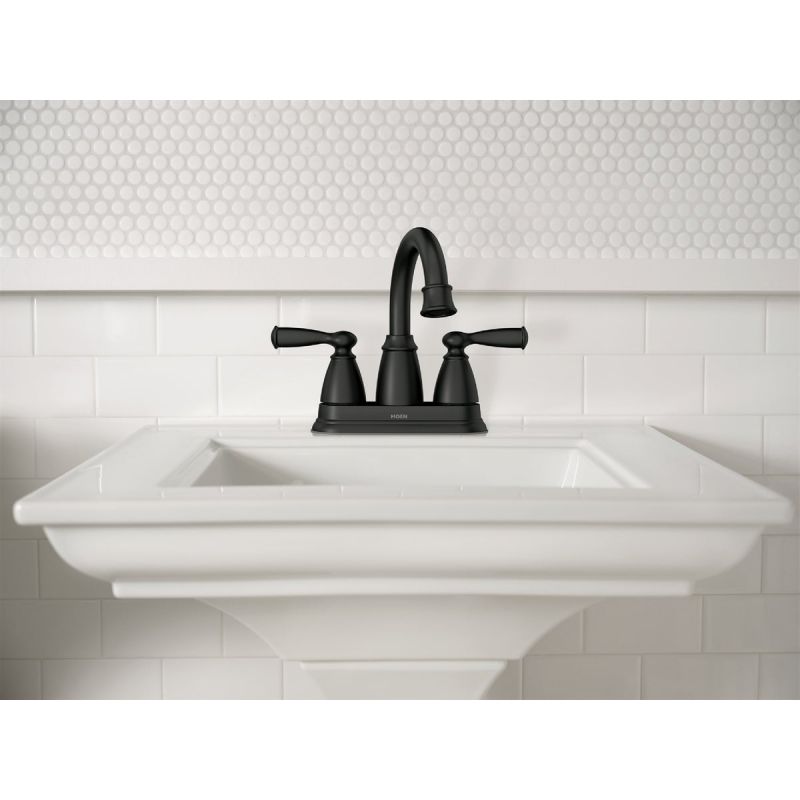 Moen Banbury 2-Handle Hi-Arc Bathroom Faucet with Pop-Up Banbury