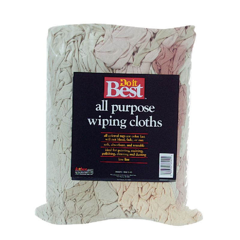 Do it Best Block of Colored Rags 4 Lb., Various