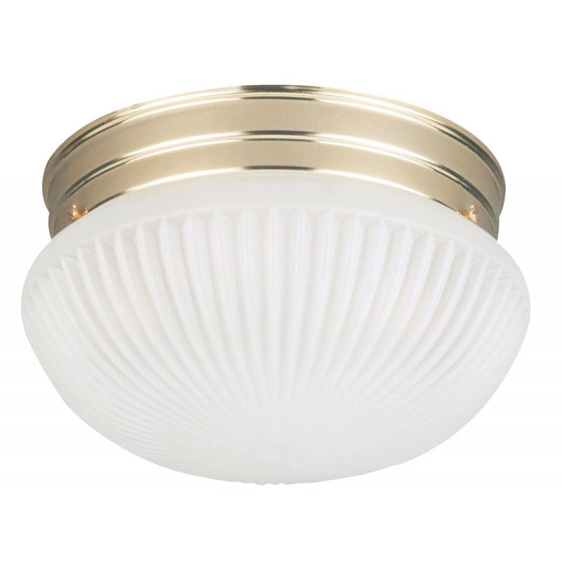 Home Impressions 9-1/2 In. Flush Mount Ceiling Light Fixture 9-1/2 In. W. X 6 In. H.