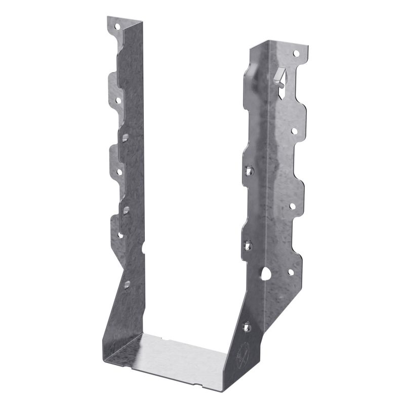 Simpson Strong-Tie LUS LUS410 Joist Hanger, 8-3/4 in H, 2 in D, 3-9/16 in W, Steel, Galvanized/Zinc, Face Mounting