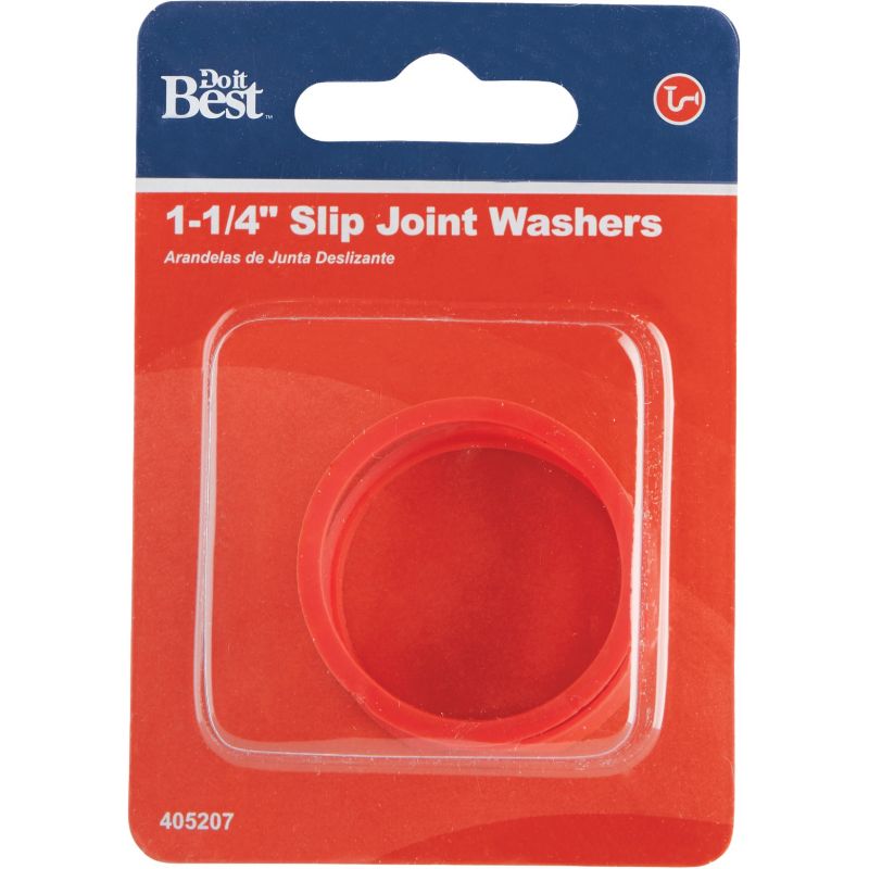 Do it Carded Rubber Slip-Joint Washer 1-1/4 In. X 1-1/4 In., Black