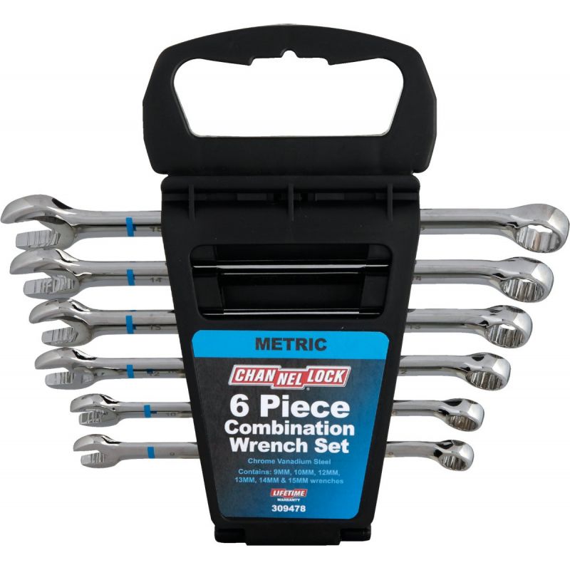 Channellock 6-Piece Metric Combination Wrench Set