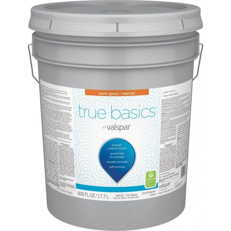 True Basics by Valspar Interior Wall Paint Tint Base, 5 Gal.