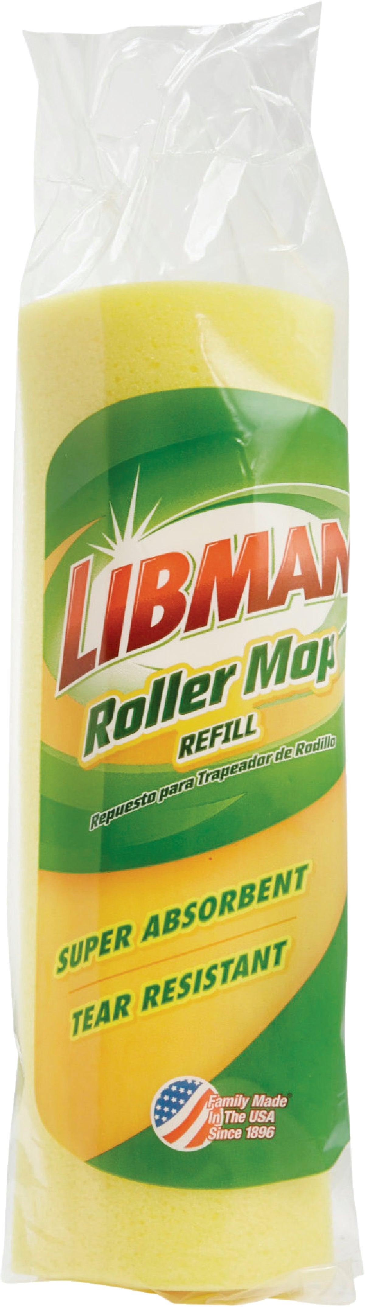 Libman Wd Flr Roller Mop Refill 