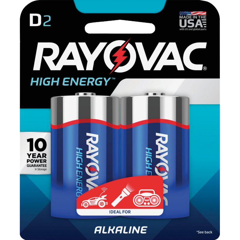 Rayovac High Energy D Alkaline Battery 17500 MAh