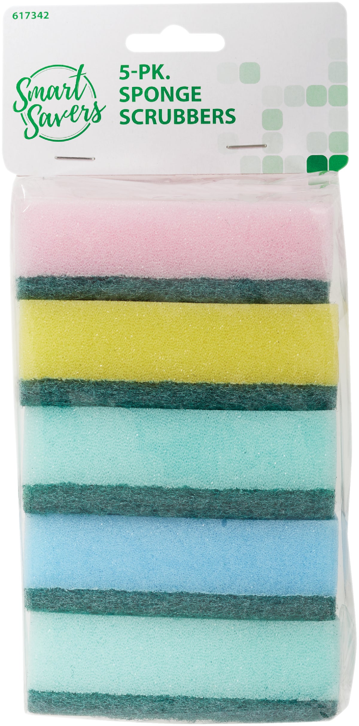 Smart Savers Mesh Sponge Scrubber Assorted (Pack of 12)