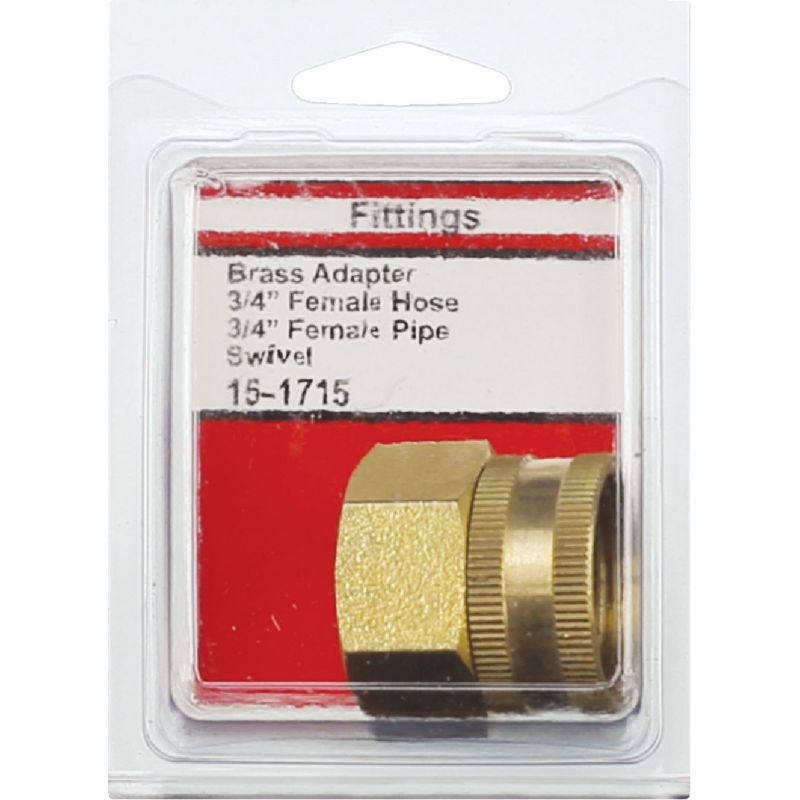 Lasco Female Hose X Female Pipe Adapter 3/4 In. FHT X 3/4 In. FPT