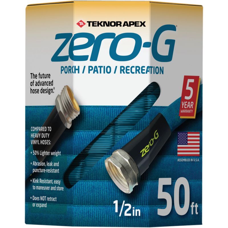 Teknor Apex Zero-G Porch, Patio &amp; Recreation Garden Hose Blue
