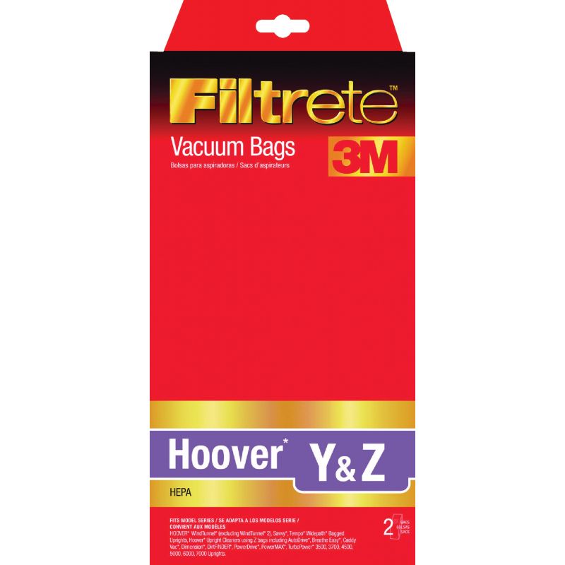 3M Filtrete Hoover Y &amp; Z HEPA Vacuum Bag
