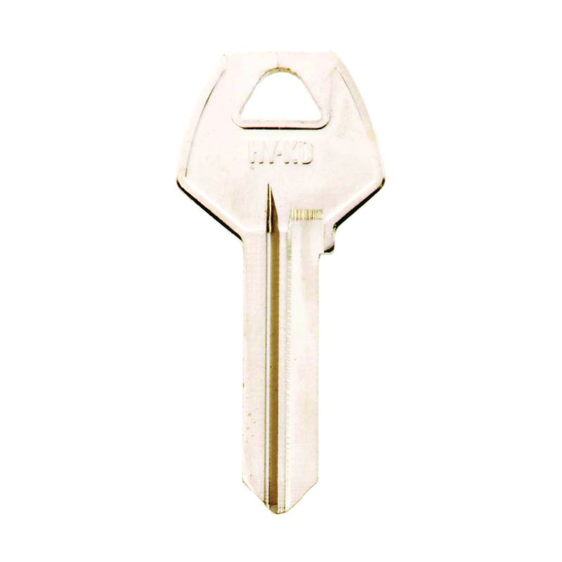 Hy-Ko 11010CO98 Key Blank, Brass, Nickel, For: Corbin Russwin Cabinet, House Locks and Padlocks