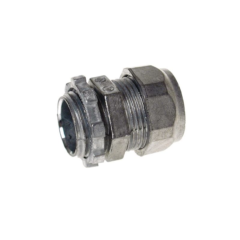 Hubbell CCZ075R4 Conduit Connector, 3/4 in Compression, Zinc