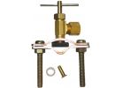 Lasco Compression Outlet Self Tapping Brass Saddle Needle Valve 1/4 In. For 3/8 To 1-1/4 In. Copper Pipe