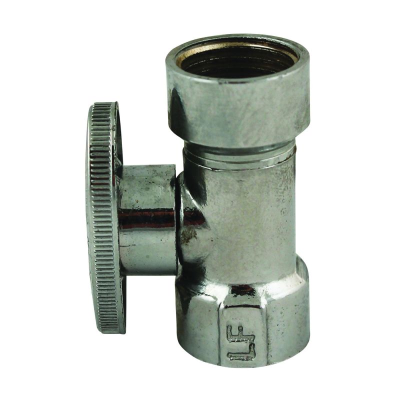 Plumb Pak PP57PCLF Shut-Off Valve, 1/2 x 7/16 in Connection, FIP x Compression