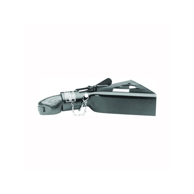 Reese Towpower 028287 Trailer Coupler, 7000 lb Towing, 2 in Trailer Ball, Low-Profile Latch, Steel