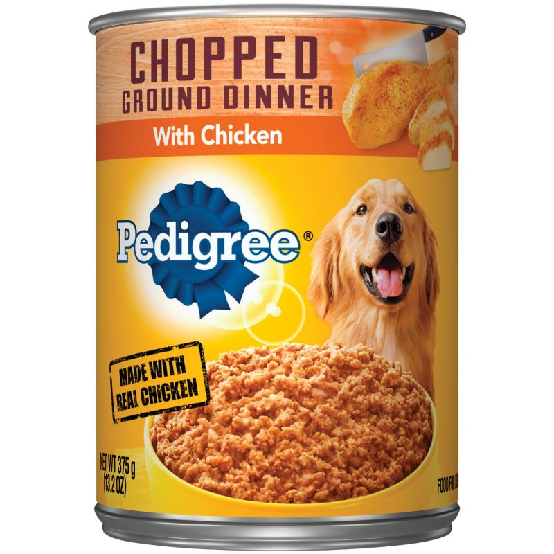 Pedigree Traditional Chopped Ground Dinner Wet Dog Food 13.2 Oz.
