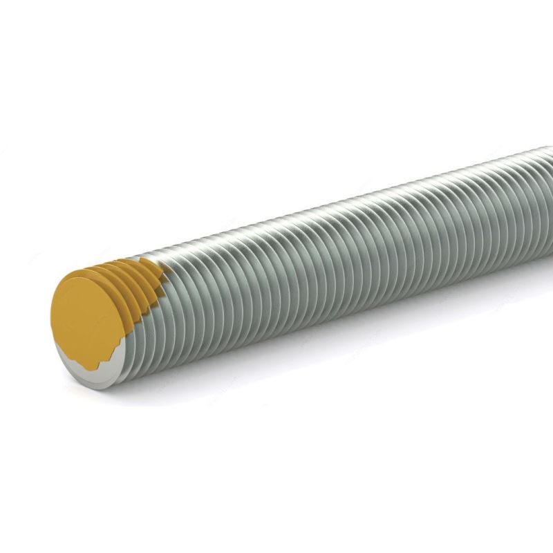 Reliable TRZ Series TRZ34 Threaded Rod, 3/4-10 Thread, 36 in L, A Grade, Zinc Yellow