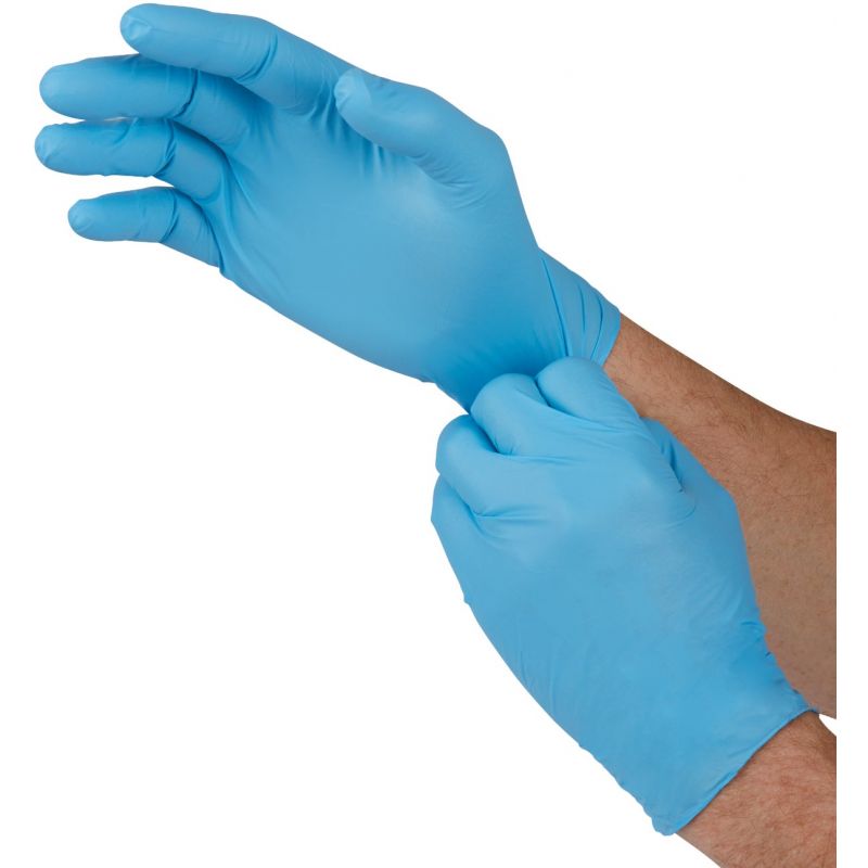 Boss Nitrile Disposable Gloves XL, Blue