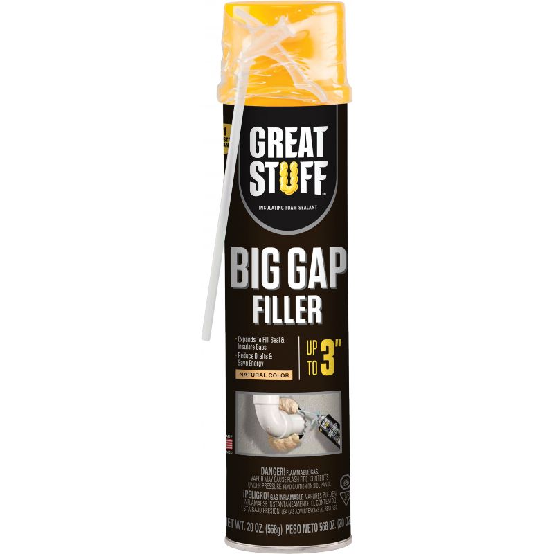 Great Stuff Big Gap Filler Insulating Foam Sealant 20 Oz., Cream