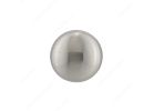 Richelieu BP3295195 Cabinet Knob, 1-1/4 in Projection, Metal, Brushed Nickel 1-1/4 In Dia, Contemporary