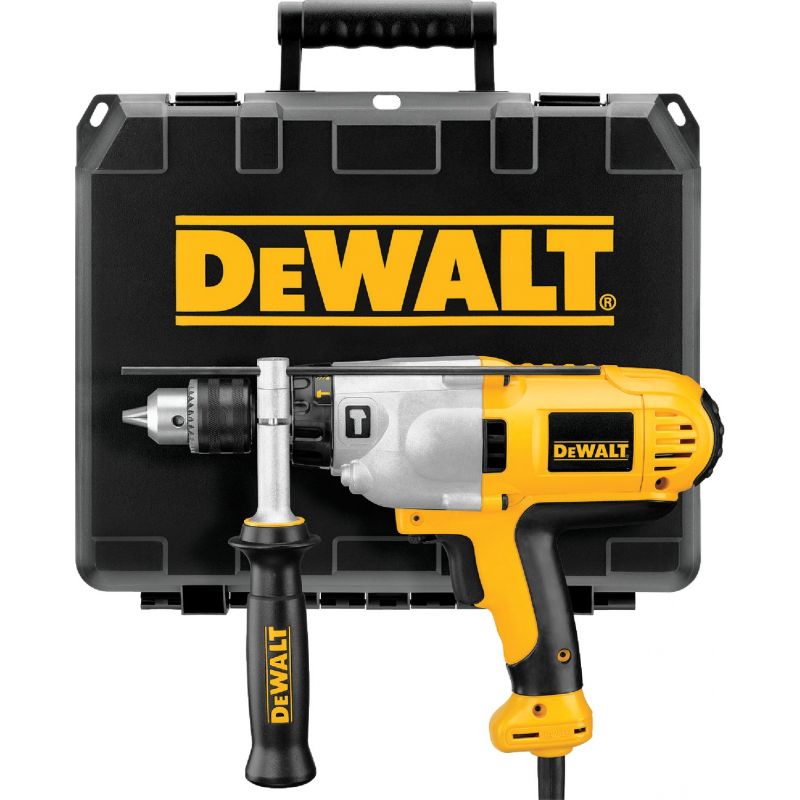 DeWalt 1/2 In. VSR Mid-Handle Grip Electric Hammer Drill 10.0
