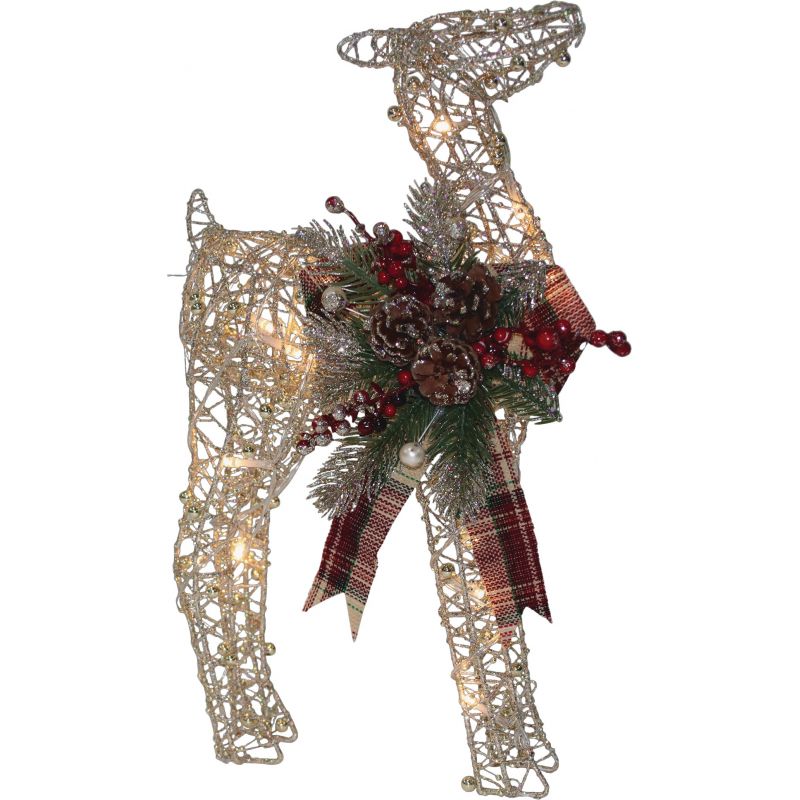 Alpine Standing Fawn LED Lighted Decoration