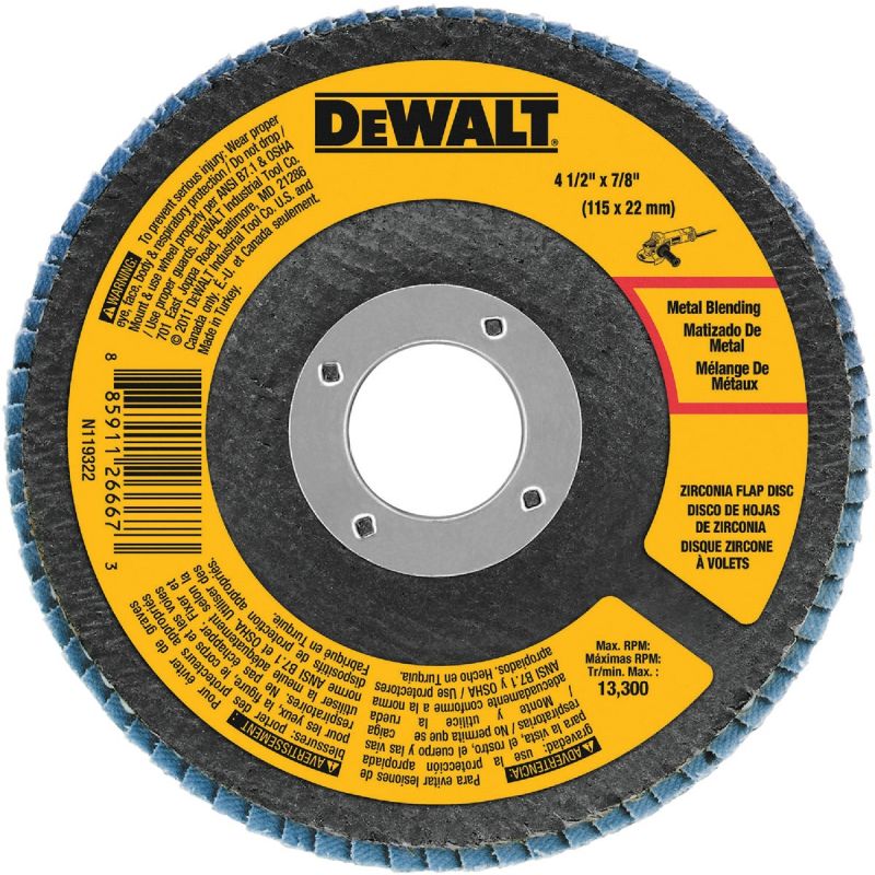DeWalt Type 29 Angle Grinder Flap Disc (Pack of 10)