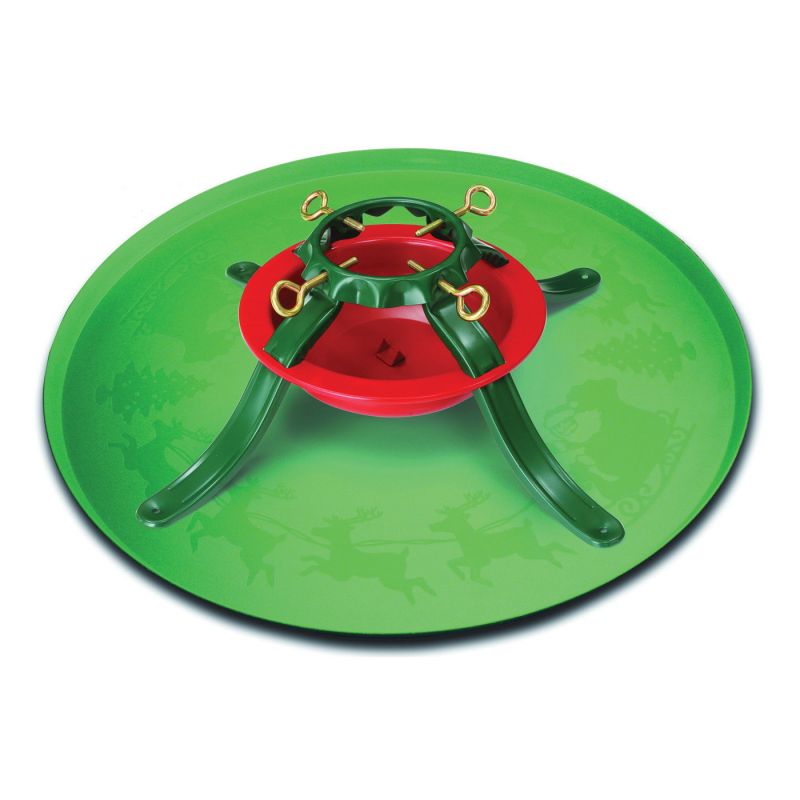 National Holidays HandiThings XTRA Tree Stand Tray, 28-1/2 in W, Green Green