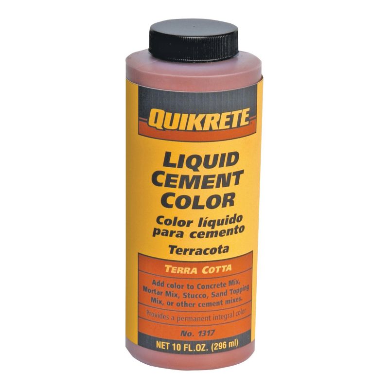 Quikrete 131704 Cement Colorant, Terra Cotta, Liquid, 10 oz Bottle Terra Cotta