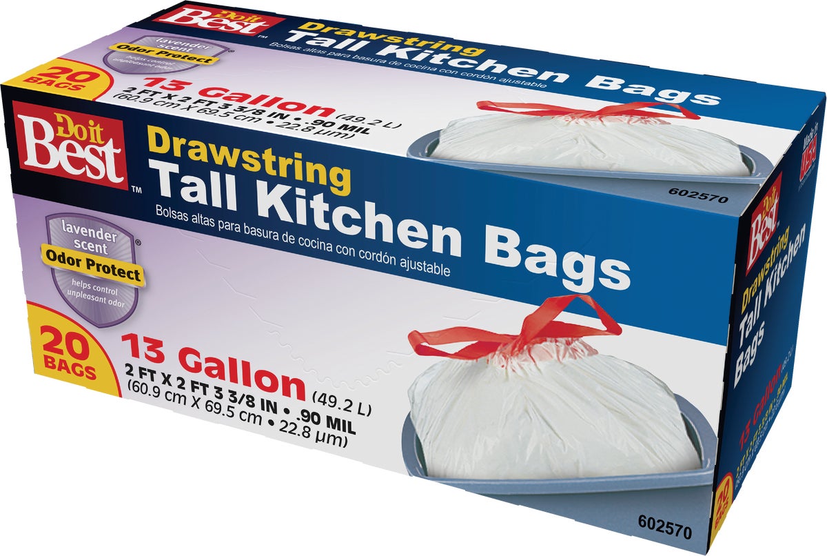 Buy Do it Best Tall Kitchen Trash Bag 13 Gal., White