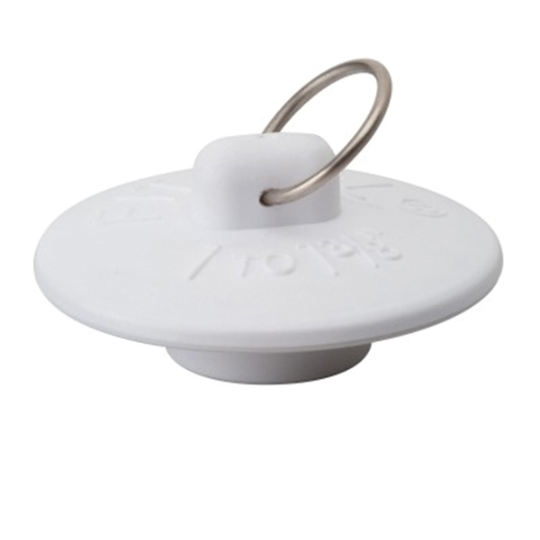 Do it 1-1/2 In. to 2 In. White Rubber Bathtub Drain Stopper