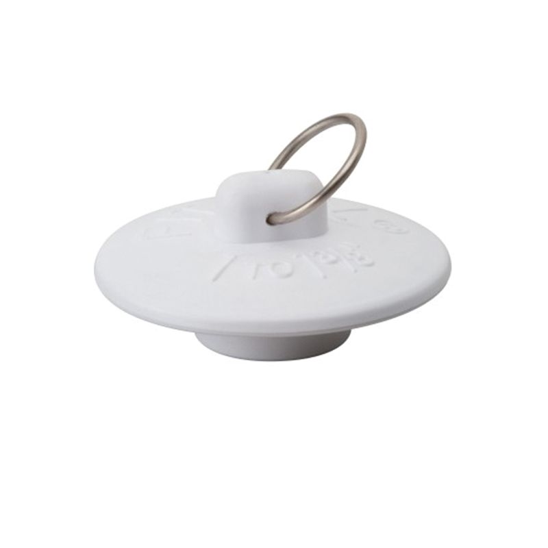 Moen M-Line Series M2402 Stopper, Rubber, White, For: 1-1/2 to 2 in Drain White (Pack of 6)