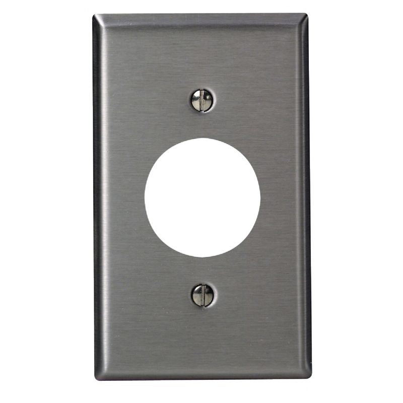 Leviton Single Outlet Stainless Steel Wall Plate Stainless Steel