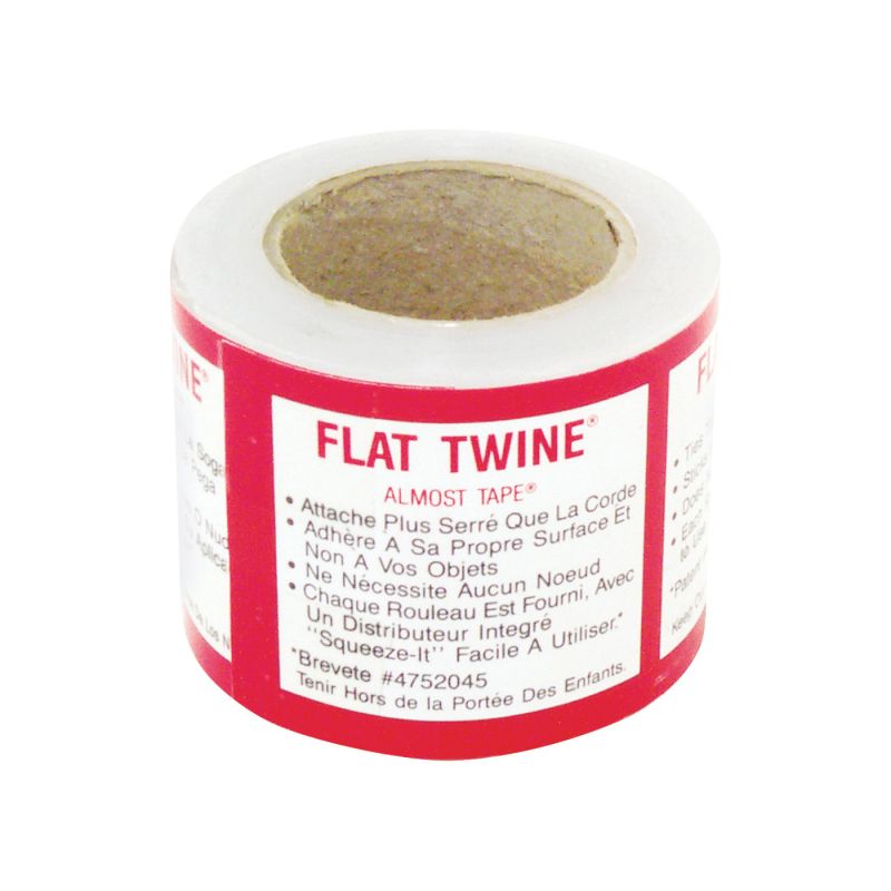 Flat Twine FST11 Stretch Film, 178 ft L, 2 in W, Clear Clear
