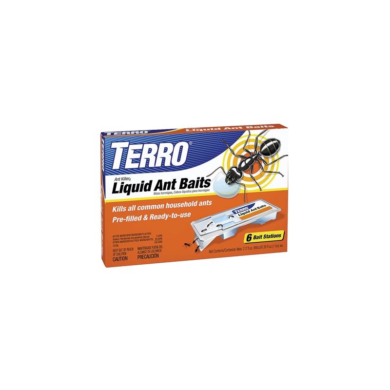 Terro T300 Ant Bait, Liquid, Sweet, 2.2 fl-oz Clear