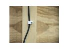 Gardner Bender PSW-160 Cable Staple, 3/16 in W Crown, Polyethylene, Zinc White