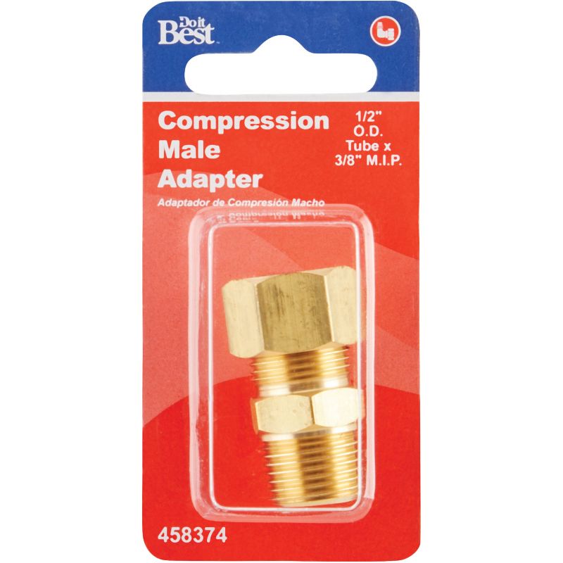 Do it Male Union Compression Adapter 1/2 In. X 3/8 In.