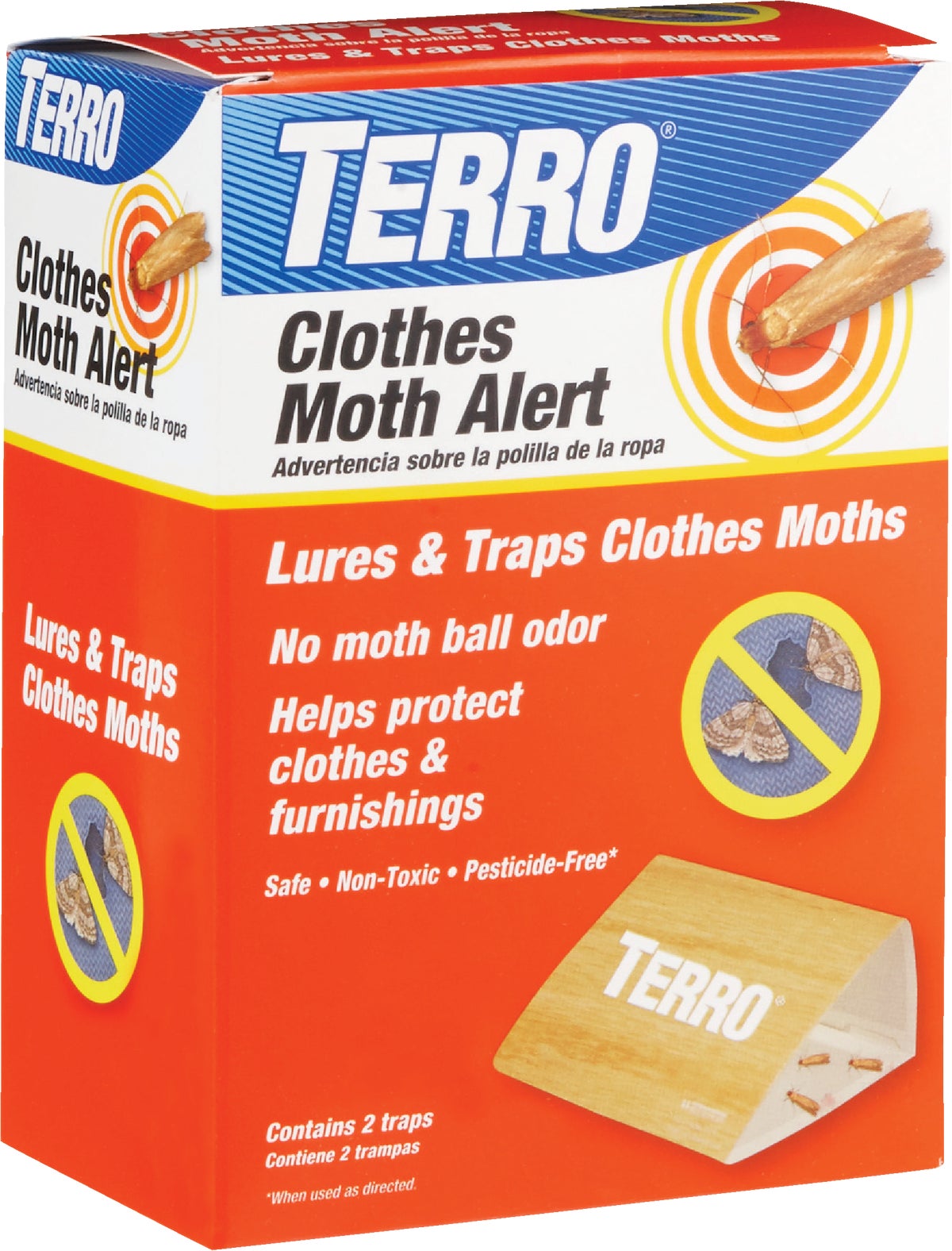 Safer Clothes Moth Alert Trap - 2 count