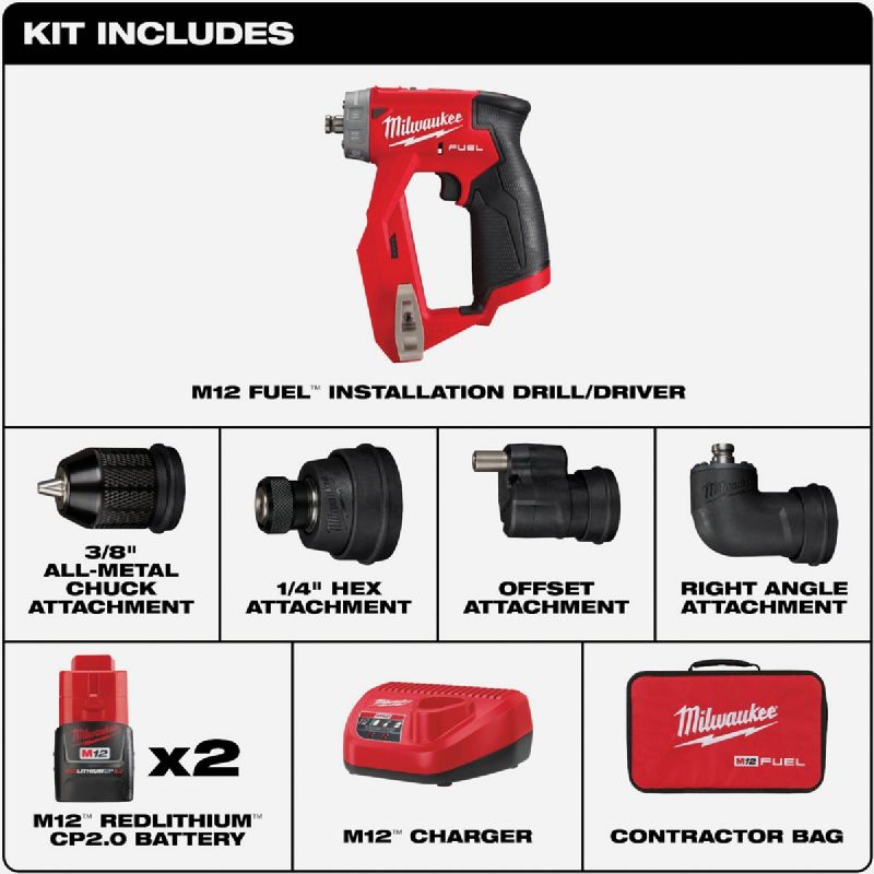 M12 3/8” Drill/Driver Kit