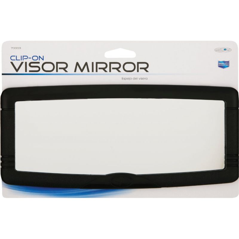 Custom Accessories Deluxe Visor Mirror Black