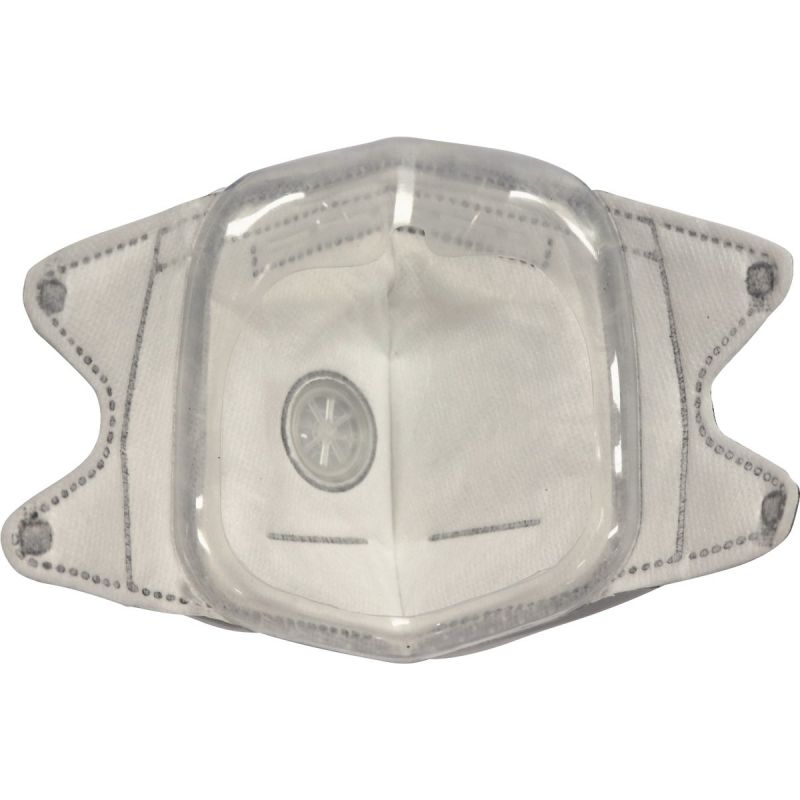 Soft Seal 3D V-Fold Silicone Seal Comfort Mask Respirator with Charcoal V-Fold Silicone Seal