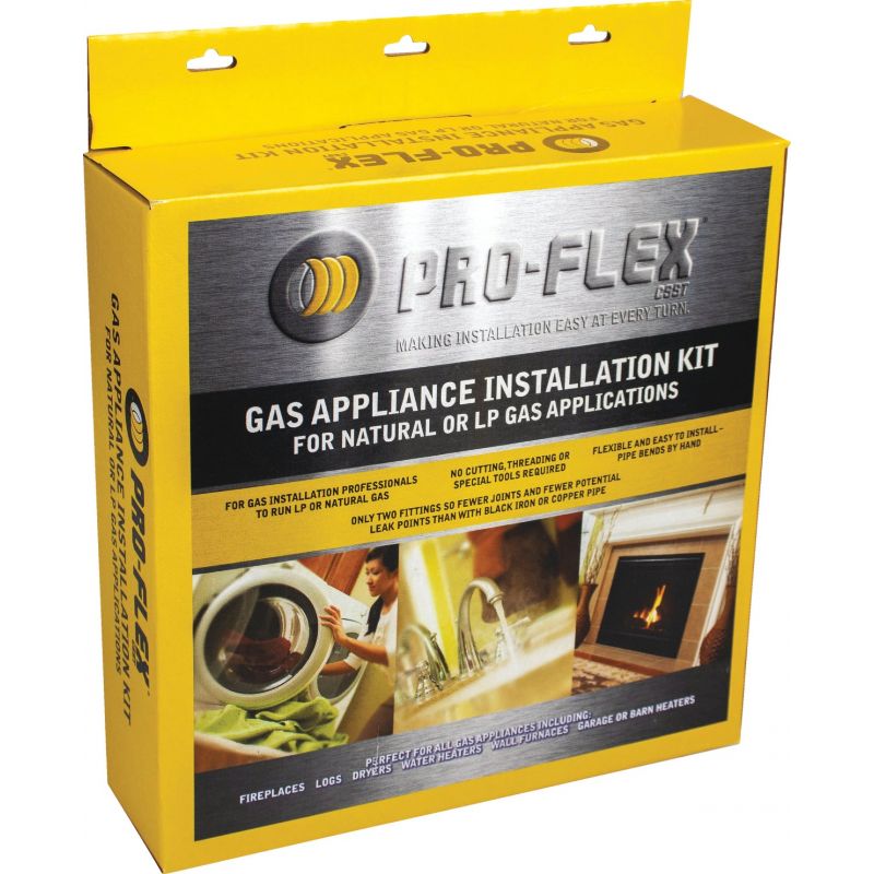 Pro-Flex Single Gas Appliance Installation Kit 1/2 X 25 In.