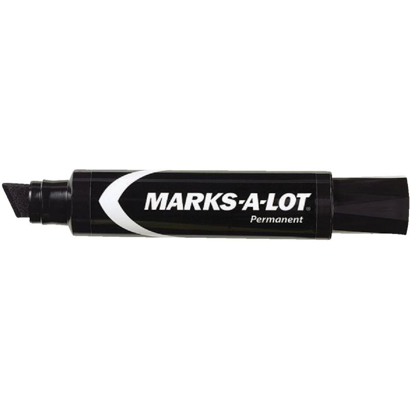 Marks-A-Lot Permanent Ink Marker Black