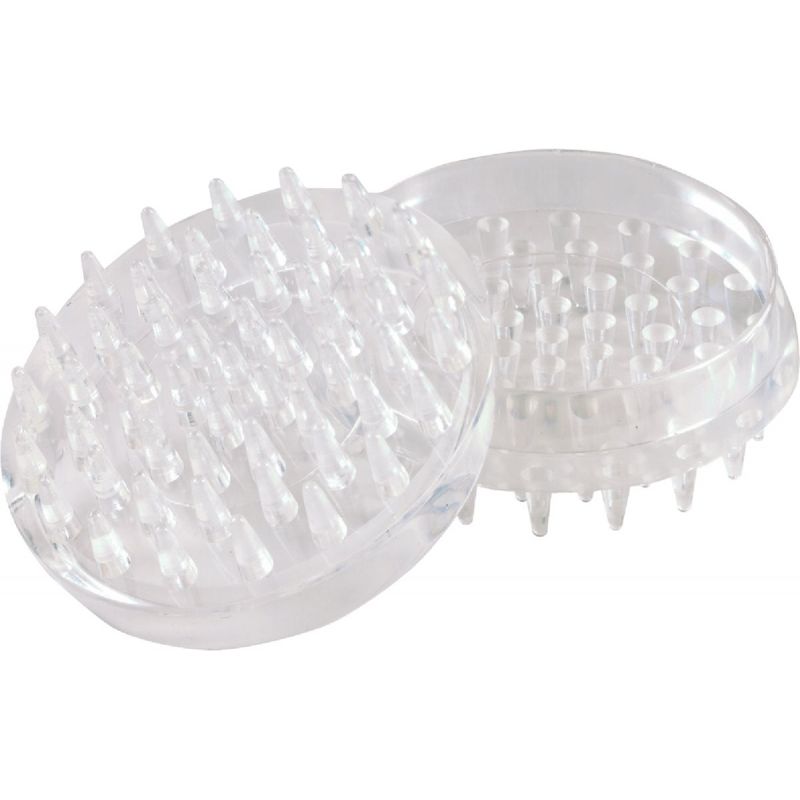 Do it Spiked Furniture Leg Cup 1-1/2 In., Clear