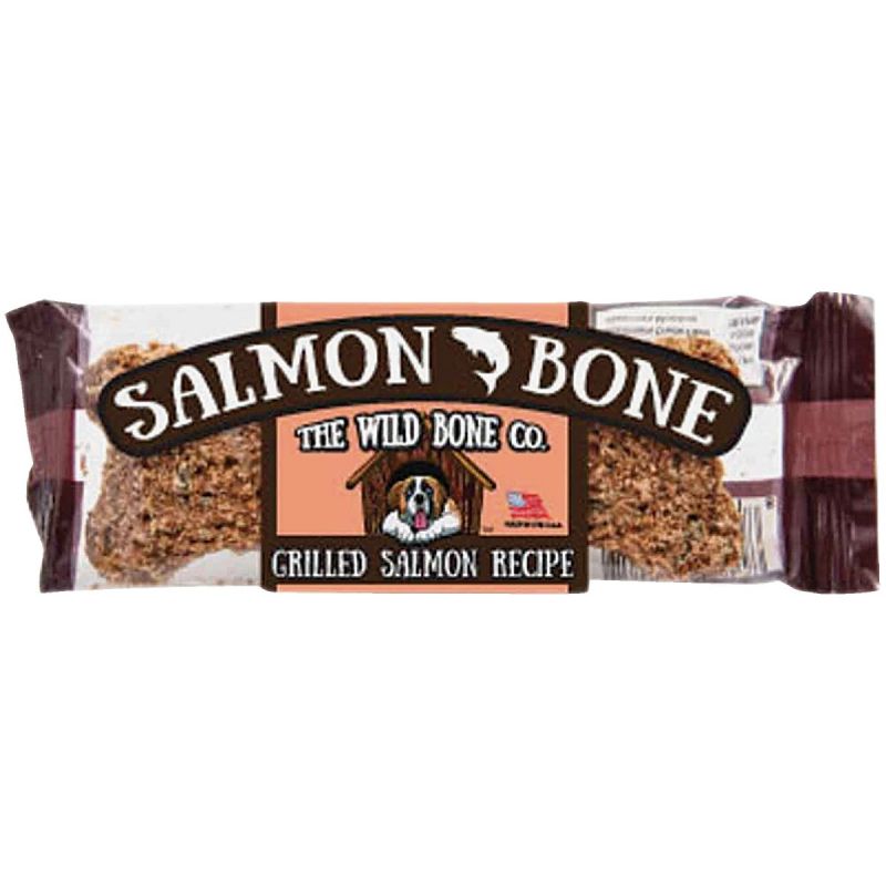 The Wild Bone Company Salmon Bone Dog Treat (Pack of 24)