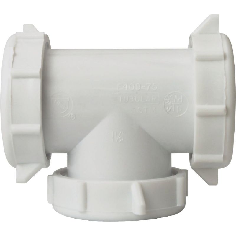 Do it Plastic 3-Way Slip-Joint Coupling Tee 1-1/2 In. Or 1-1/4 In.