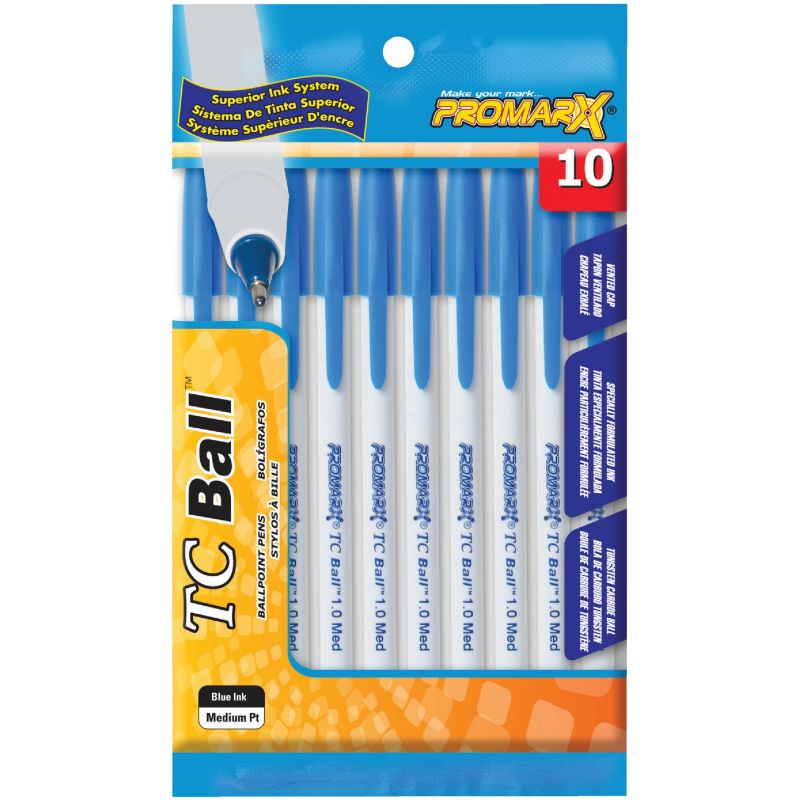 ProMarx TC Ball Stick Pen Blue (Pack of 12)