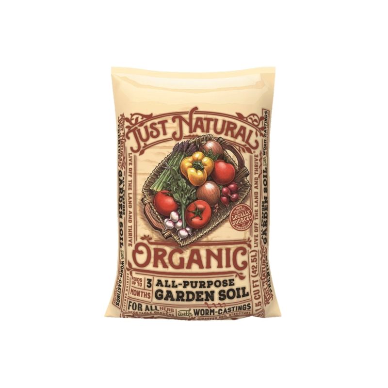 Jolly Gardener Just Natural 50150144 Premium Garden Soil, 1 cu-ft Bag